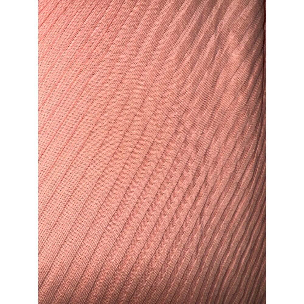 Travel Smith Waterfall Open Cardigan Women's Large Ribbed Peach Duster Lagenlook - Picture 5 of 6